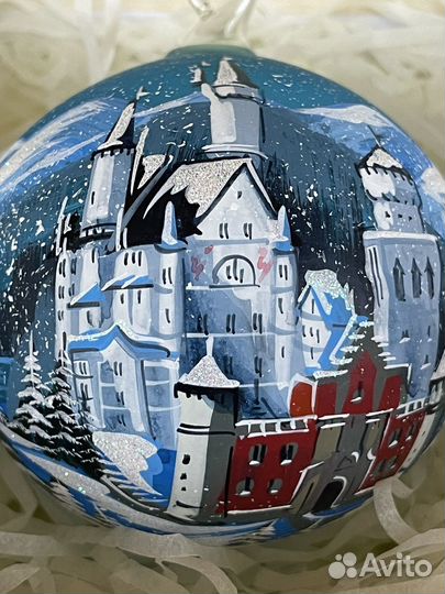 Елочные игрушки фабри Ариель шар