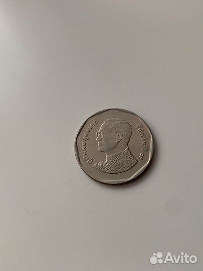 Монета 5 тайских бат