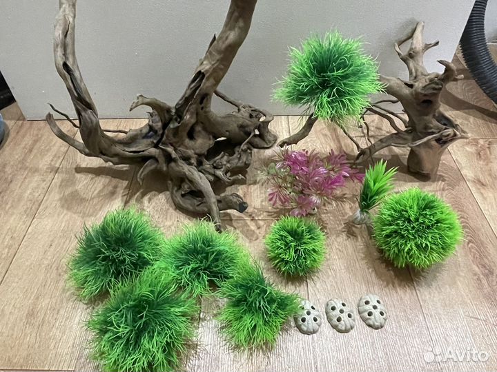 Коряги и декор