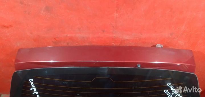 Сандеро 1 крышка багажника Sandero красная