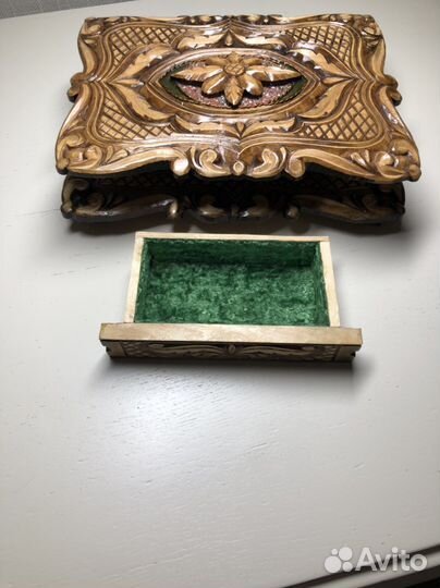 Шкатулка для украшений, ручная работа