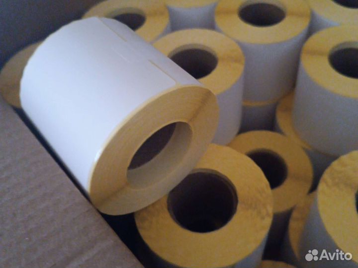 Термотрансферные этикетки 75*120 от 10 рул