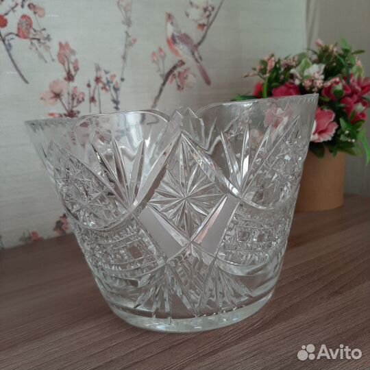 Хрустальный салатник СССР