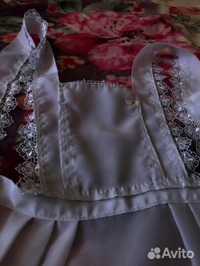 Школьное платье темно синего цвета