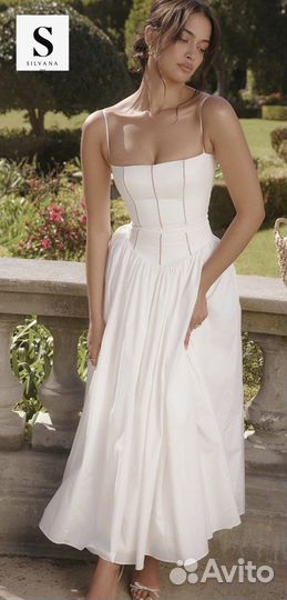 Вечернее платье-сарафан на выпускной