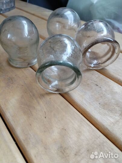 Медицинские стеклянные баночки