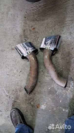 Насадки на глушитель бмв х5е70 4,8