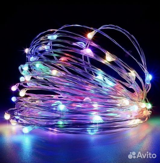 Новогодняя гирлянда роса для улицы и дома оптом