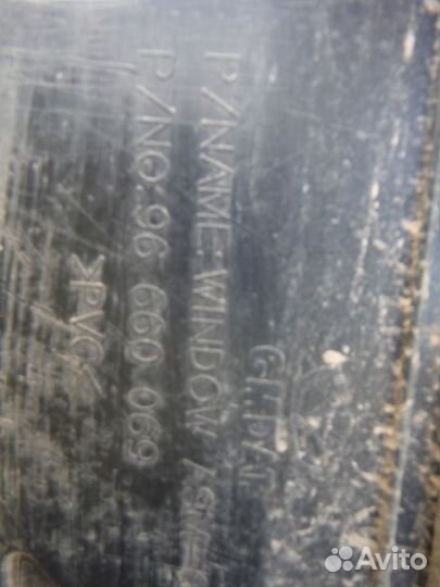 Стекло боковины задней правой opel Antara 2009