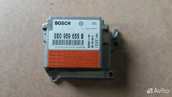 Блок управления AIR BAG Audi A4 B6 00-04г