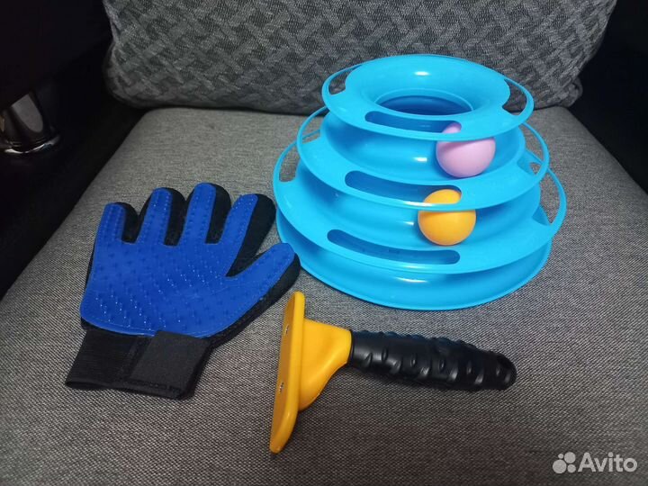 Пуходерка, игрушка, перчатка для кошек