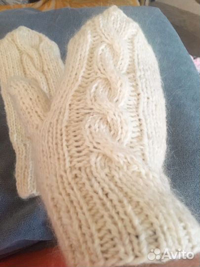 Варежки женские ручная работа