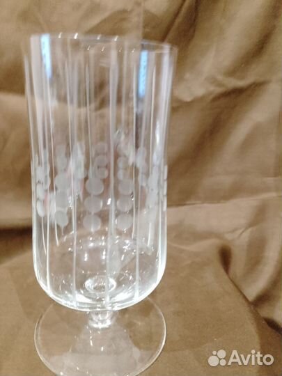 Фужеры бокалы богемия 70е годы