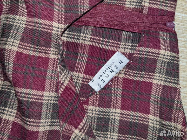 Сарафан клетчатый женский. Винтаж