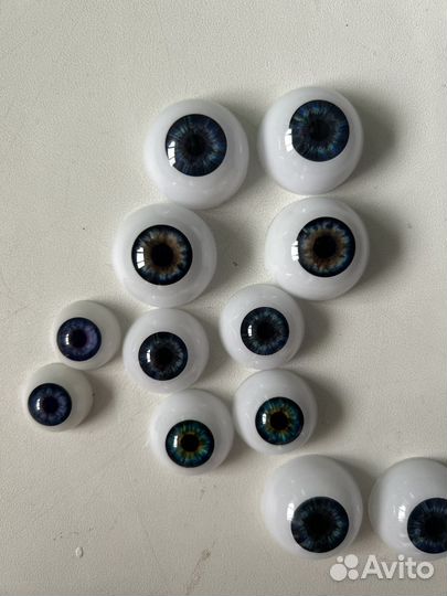 Глаза акриловые для кукол 22, 20, 16