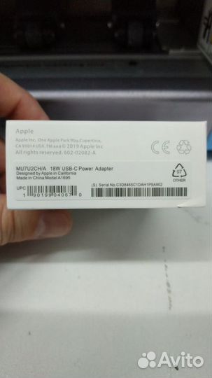 Новое зарядное устройство Apple type-c 18w iPhone