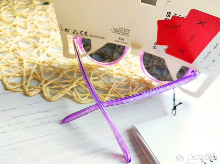 Детские Солнечные Очки Новые C&A на девочку