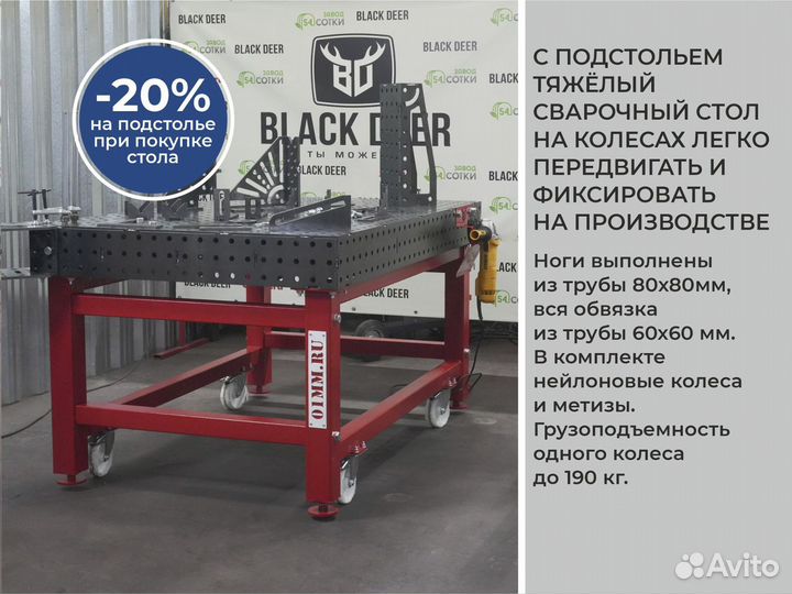 Сварочный стол 3D от производителя Black Deer
