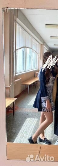 Платье с фартуком на последний звонок