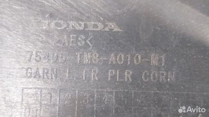 Уголок крыла передний левый Honda Insight ZE2 LDA