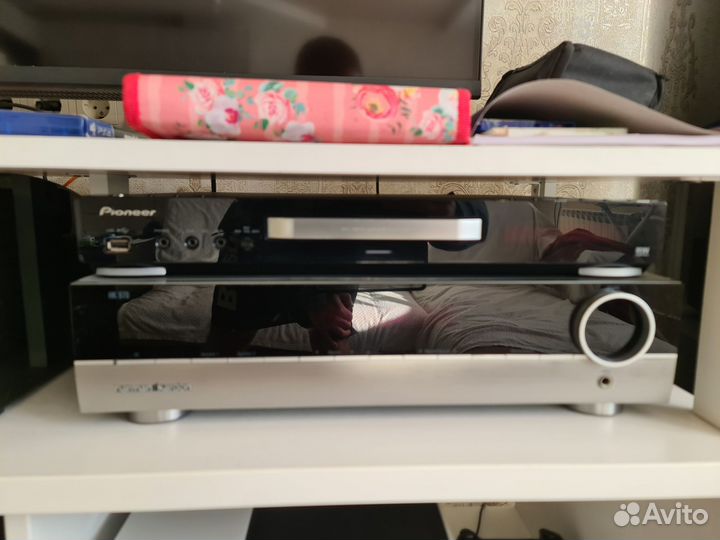 Акустика с ресивером усилителем сабвуфером и dvd