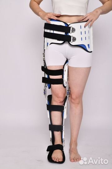 Ортез на всю ногу тазобедренный