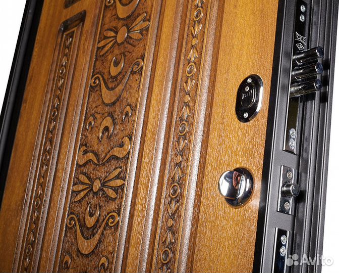 Входная металлическая дверь Дива Рим Голден Оак