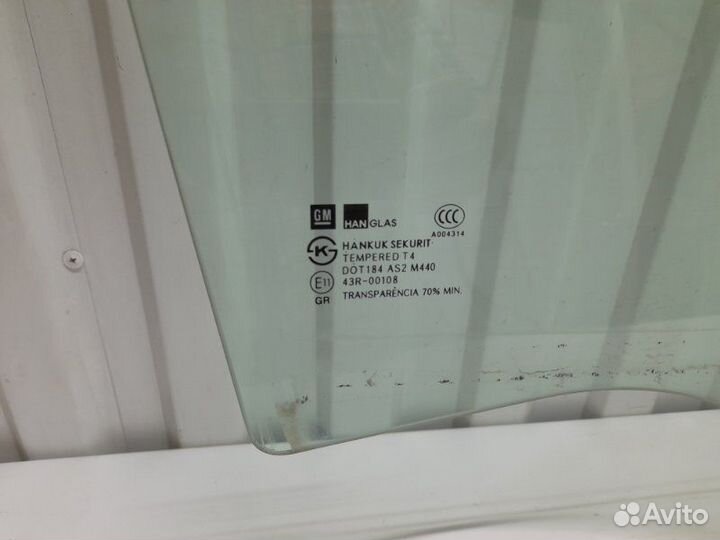 Стекло двери передней правой Chevrolet Aveo T300