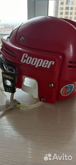 Шлем хоккейный cooper с визором itech Канада-США