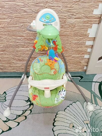 Детские качели шезлонг