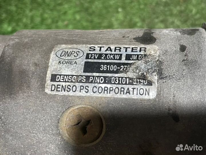 Стартер Santa Fe Sportage Carens Tucson crdi