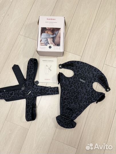 Эргорюкзак babybjorn mini leopard