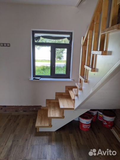 Долговечные деревянные лестницы на 2этаж дома