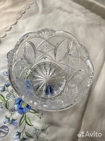 Салатник хрустальный