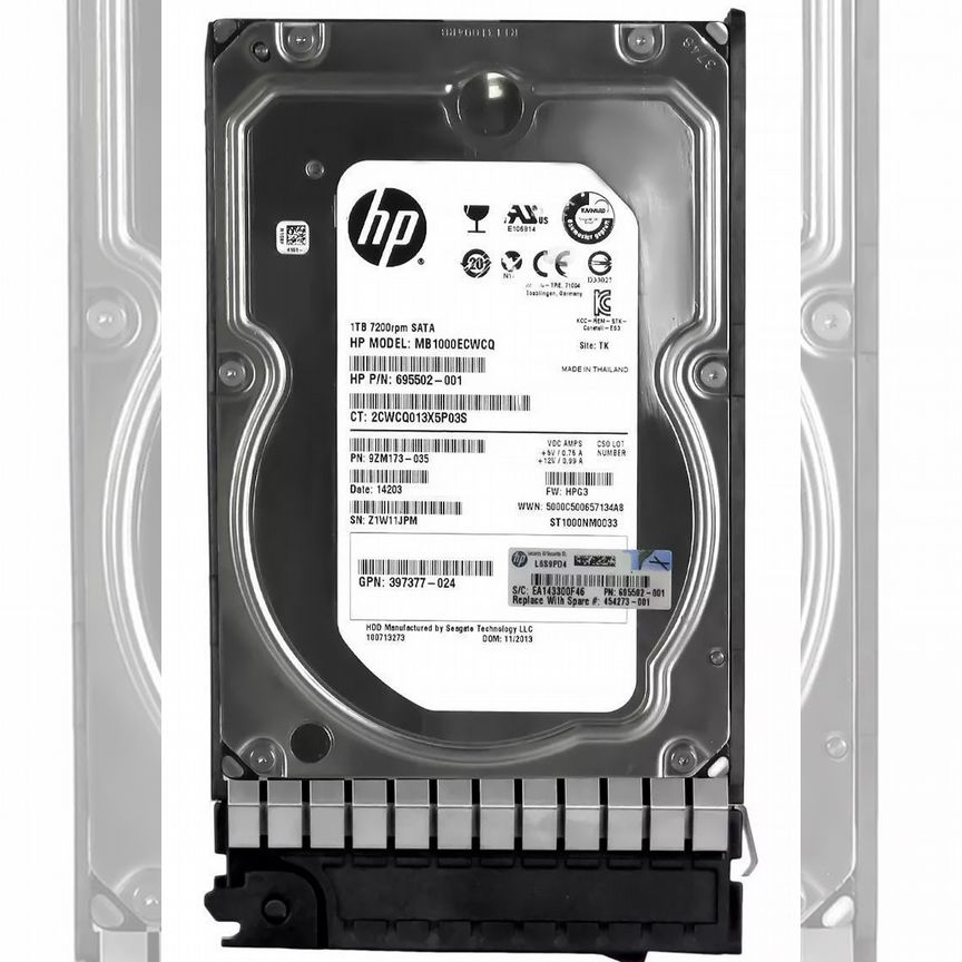 [MB1000ECWCQ] Жесткий Диск Hp 1tb Sata2 3,5" Hdd Mb1000ecwcq