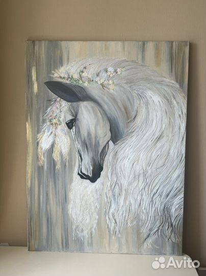 Интерьерная картина лошадь