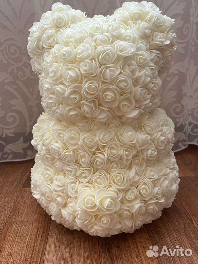 Мишка из роз 40 см