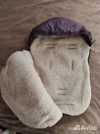 Зимний меховой конверт