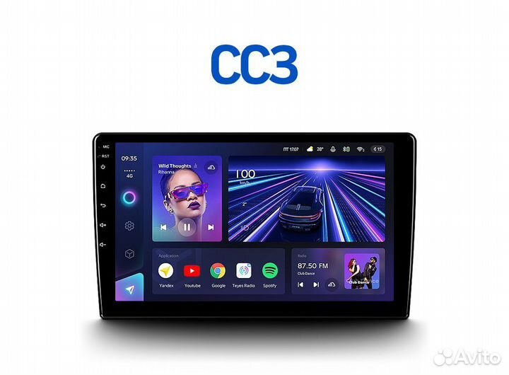 Топовая магнитола на Андроид Teyes CC3