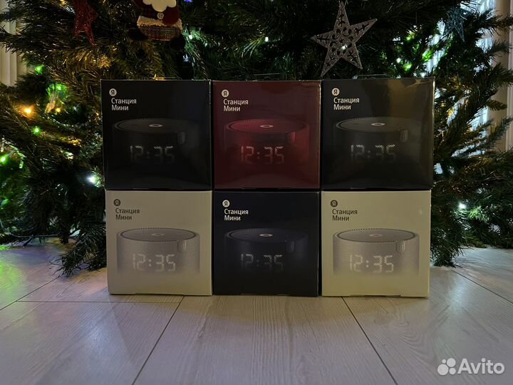 Яндекс Станция Мини 2 с часами с Алисой