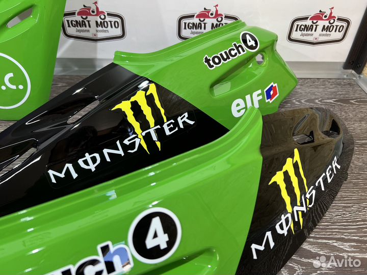 Комплект пластика Honda Dio 27 / 28 Monster Energy