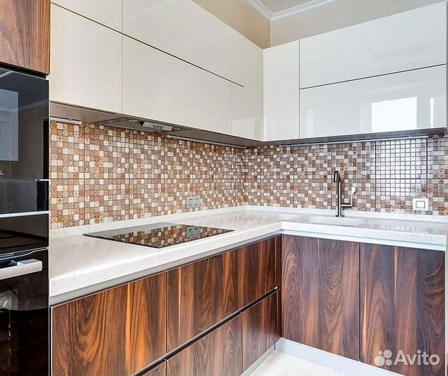 Современная кухня на заказ мдф фасады