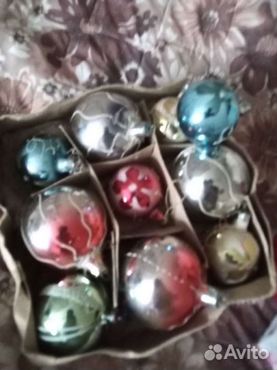 Ёлочные игрушки набор СССР
