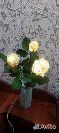Роза светильник
