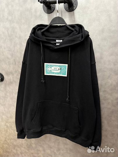 Vetements худи One Million оверсайз