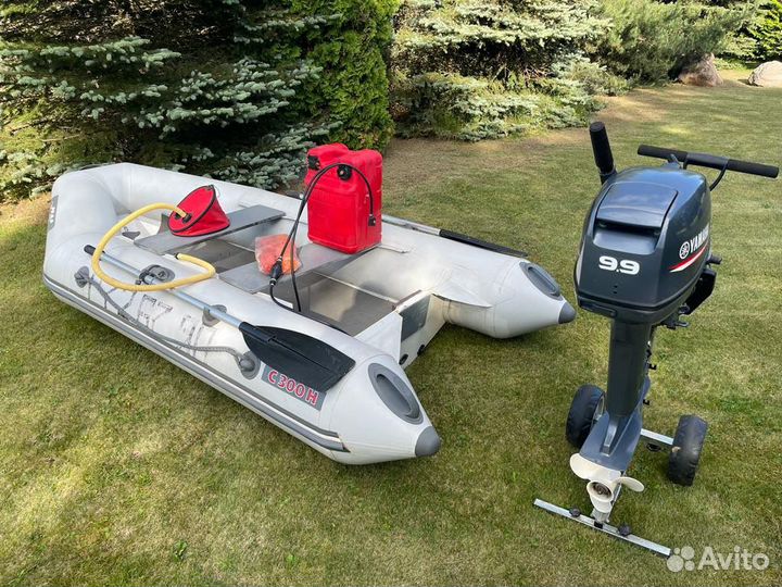 Лодка форель c-300 мотором yamaha