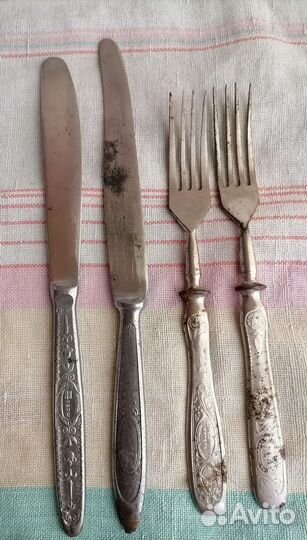 Старинные ножи и вилки