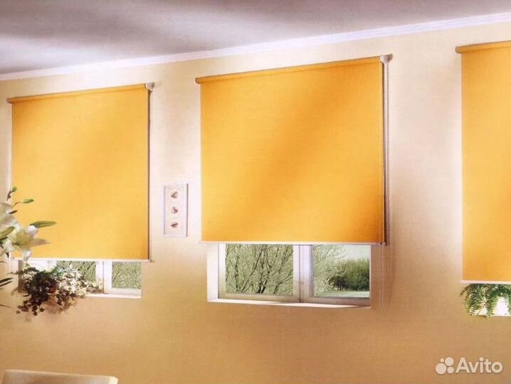 Рулонные шторы ночь