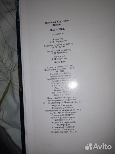 В.С.Шварц, Павловск
