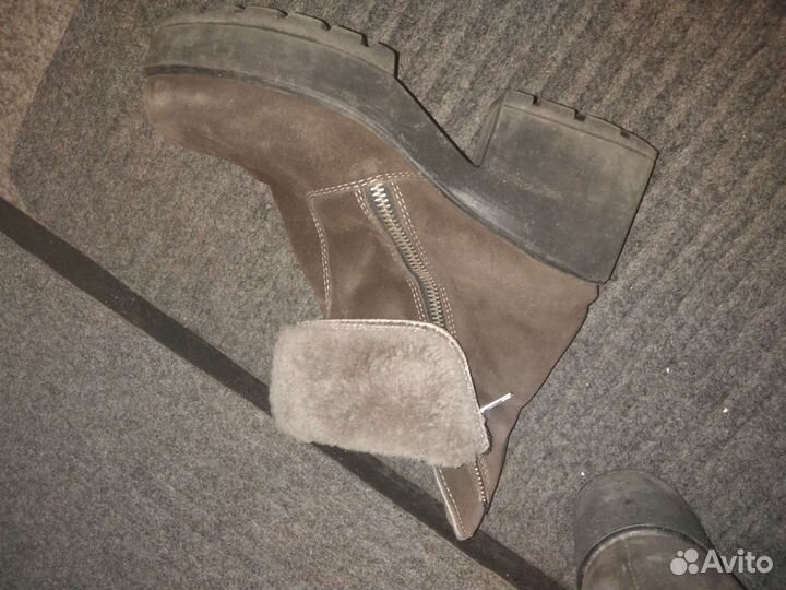 Полуботинки зимние женские